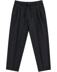 BE ABLE - Pleated Drawstring Trousers - Lyst