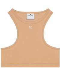 Courreges - Racerback Crop Top - Lyst