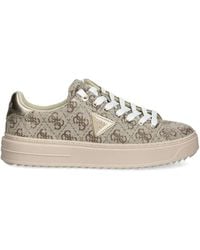 Guess - モノグラム プラットフォーム スニーカー - Lyst