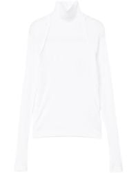 Helmut Lang - Shrug Turtleneck Top - Lyst
