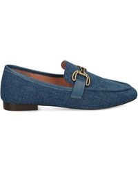 Bibi Lou - Jeans-Loafer mit Kettendetail - Lyst