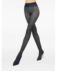 Wolford - Neon 40 Shimmer-Effect Tights - Lyst