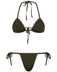 DSquared² - Bikini Deux Pièces En Crochet À Détails Noués - Lyst