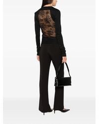 Imperial - Lace-Panel Long-Sleeve T-Shirt - Lyst