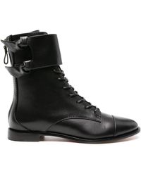 Alexandre Birman - Almond-toe Leather Boots - Lyst