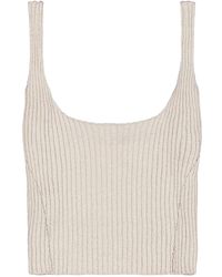 Laneus - Lurex Tank Top - Lyst