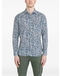 Tintoria Mattei 954 - Palm-Print Long-Sleeve Shirt - Lyst