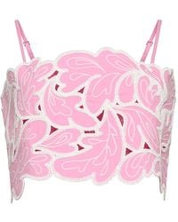Cinq À Sept - Caterina Paisley Bloom Embroidered Top - Lyst