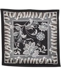 Twinset - Foulard À Fleurs Imprimées - Lyst