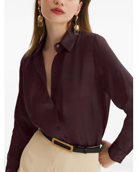 Framboise - Fremont Silk Shirt - Lyst
