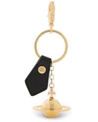 Vivienne Westwood - Orb Leather Keyring - Lyst