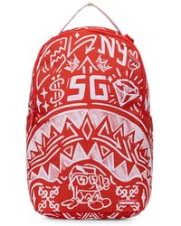 Sprayground - Sac À Dos À Imprimé Graffiti Shark - Lyst
