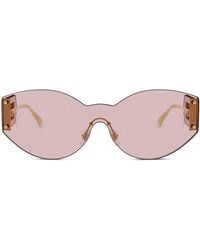 Versace - Transparent Glasses - Lyst