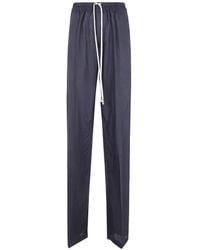 Rick Owens - Pantalon Droit À Lien De Resserrage - Lyst