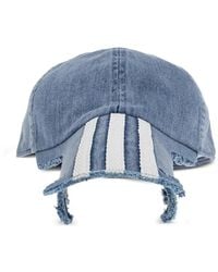 adidas - X Avavav Slashed Striped Frayed Cap - Lyst