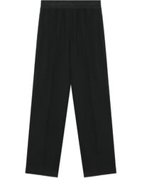 Helmut Lang - Elastic-Waist Trousers - Lyst