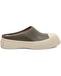 Marni - Platform Leather Slip-Ons - Lyst