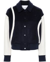 Axel Arigato - Bay Bomberjacke Mit Logo-Stickerei - Lyst