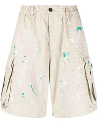 DSquared² - Paint Splatter Cargo Shorts - Lyst