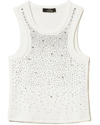 Twinset - Top Met Borduurwerk - Lyst