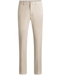 BOSS - Slim-Fit Pants - Lyst