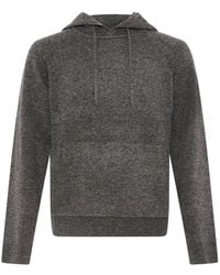 Yves Salomon - Drawstring Raglan-Sleeve Hoodie - Lyst