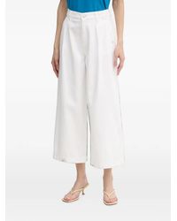Joop! - Enrica Cropped Wide-Leg Jeans - Lyst