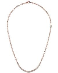 Jewels Aficionado - 18Kt Rose Diamond Chain Necklace - Lyst