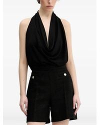 HUGO - Cowl-Neck Sleeveless Top - Lyst