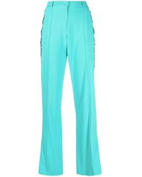 GIUSEPPE DI MORABITO - Lace-Up Detail Straight-Leg Trousers - Lyst