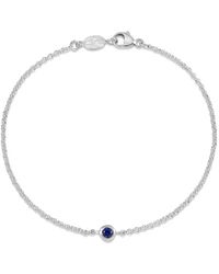 Dower & Hall - Dewdrop Sapphire Chain Bracelet - Lyst