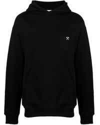 GmbH - Logo-embroidered Organic Cotton Hoodie - Lyst