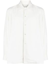 Studio Nicholson - Camicia Con Orlo Dritto - Lyst