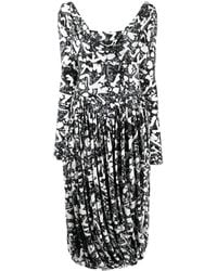 Stella McCartney - Graphic-Print Jersey Dress - Lyst