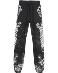 Versace Jeans Couture - Galaxy-Print Cotton Track-Pants - Lyst