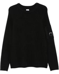 C.P. Company - Lens-Detail Raglan-Sleeve Sweater - Lyst