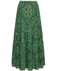 Cara Cara - Melanie Paisley-Print Maxi Skirt - Lyst