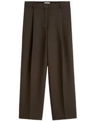 TOTEME - Pleated Straight Trousers - Lyst
