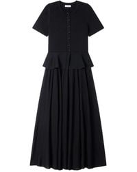 Sandro - Peplum Knit Dress - Lyst
