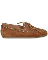 Kennel & Schmenger - Mocassins Drop À Lacets Et Détails De Clous - Lyst