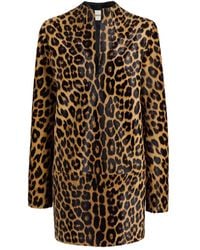 KHAITE - Mini-Jurk Met Luipaardprint - Lyst