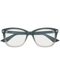 Gucci - Double G Cat-Eye Glasses - Lyst