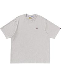 A Bathing Ape - Ape Head Logo-Embroidered T-Shirt - Lyst