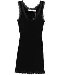 AYA MUSE - Lace-Trim Mini Dress - Lyst