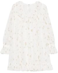 Chloé - Mini-Jurk Met Bloemenprint - Lyst