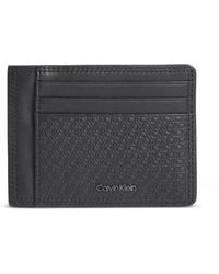 Calvin Klein - Kartenetui Mit Logo-Prägung - Lyst