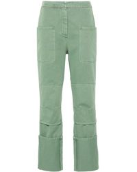 Max Mara - Slim-fit Cotton Trousers - Lyst