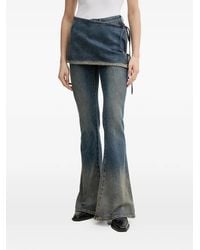 Miss Sixty - Layered Flared Jeans - Lyst