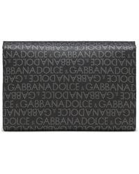 Dolce & Gabbana - Sac Porté Épaule En Cuir À Logo Imprimé - Lyst