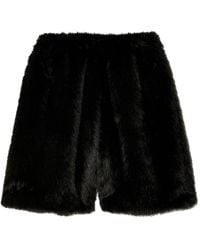 Simone Rocha - Faux-Fur Boxing Shorts - Lyst